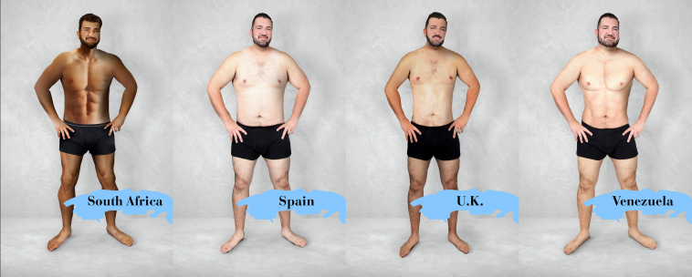 Here S What The Ideal Male Body Looks Like In 19 Countries