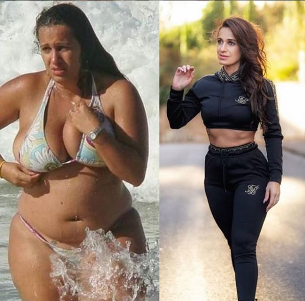 angel crickmore weight lifting transformation