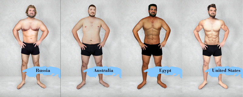 Heres What The Ideal Male Body Looks Like In 19 Countries 4758