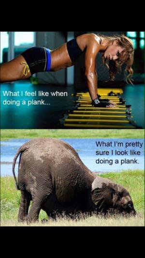 Funny how I look planking meme