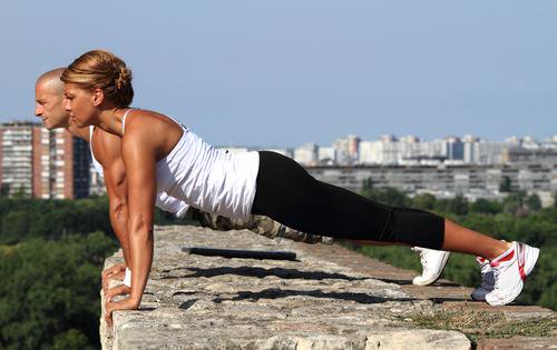 plank on wall