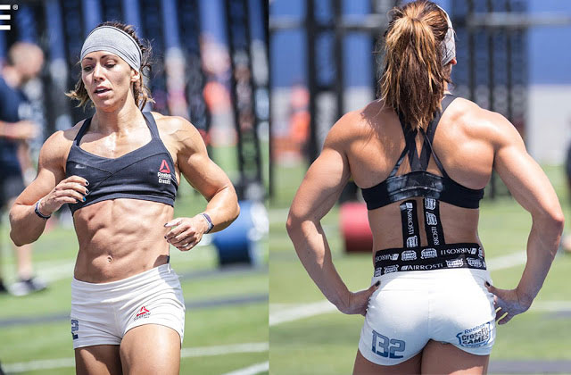 Miranda Oldroyd showing how fit women are working hard in Crossfit