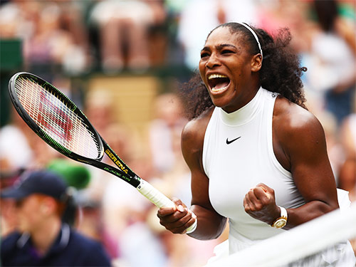 one of the most inspirational female athletes serena williams