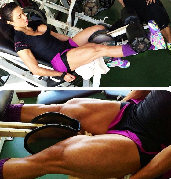 Gracyanne Barbosa one of the hottest female fitness models with the biggest & hottest legs 