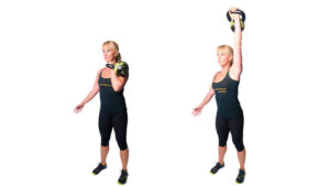 Kettlebell overhead press