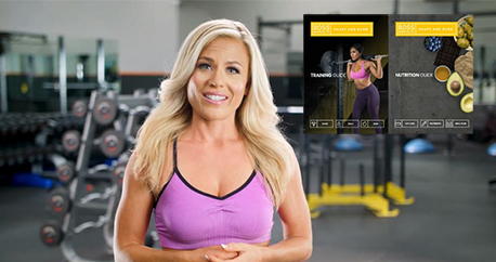 Niki Zager presenting Boss Shape and Burn workout plan