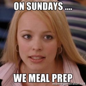 Meal prep Sundays