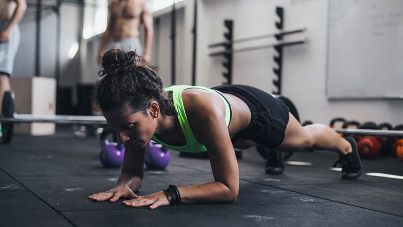 Bodyweight plank hold