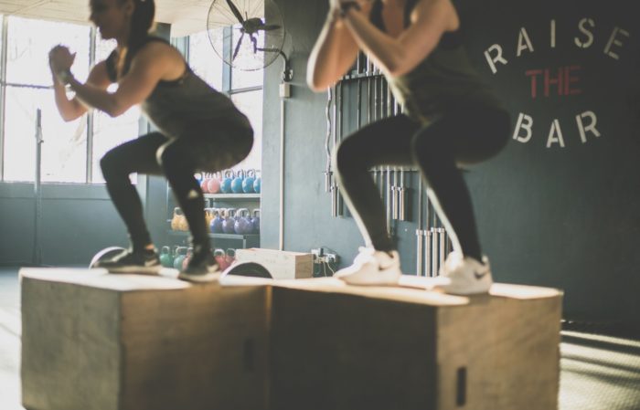 box jump as a HIIT exercises