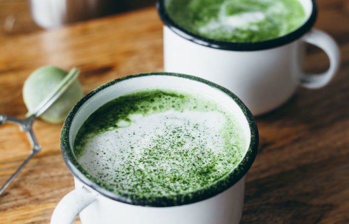 matcha lattes 