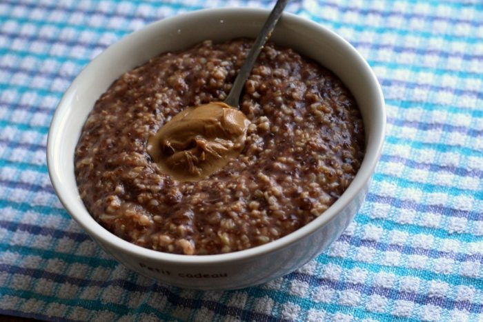 bowl of protein oats