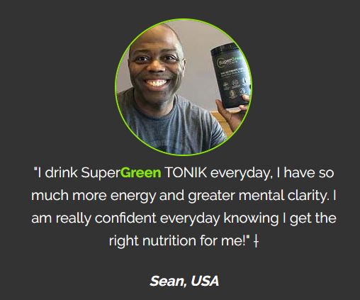 Picture of SuperGreen Tonik testimonial