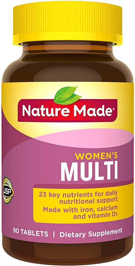 Bottle of Nature Made Women’s Multivitamin Tablets