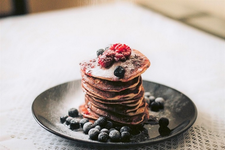 Pancakes With Blueberries