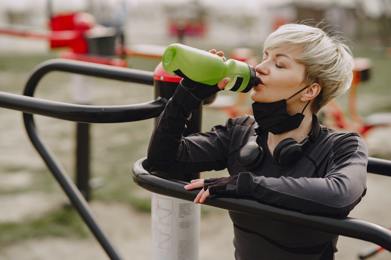 Woman Exercising Outdoors