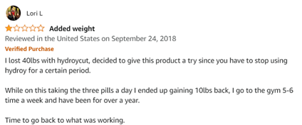 Oxydynamic Fat Scorcher Review - Amazon2