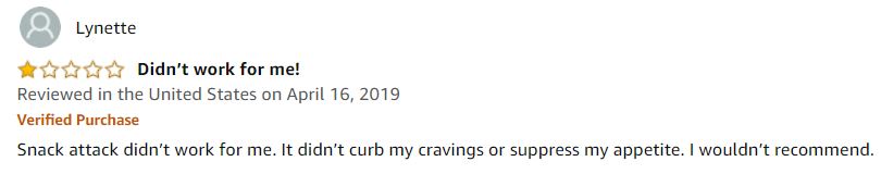 Snack Attack Review Amazon